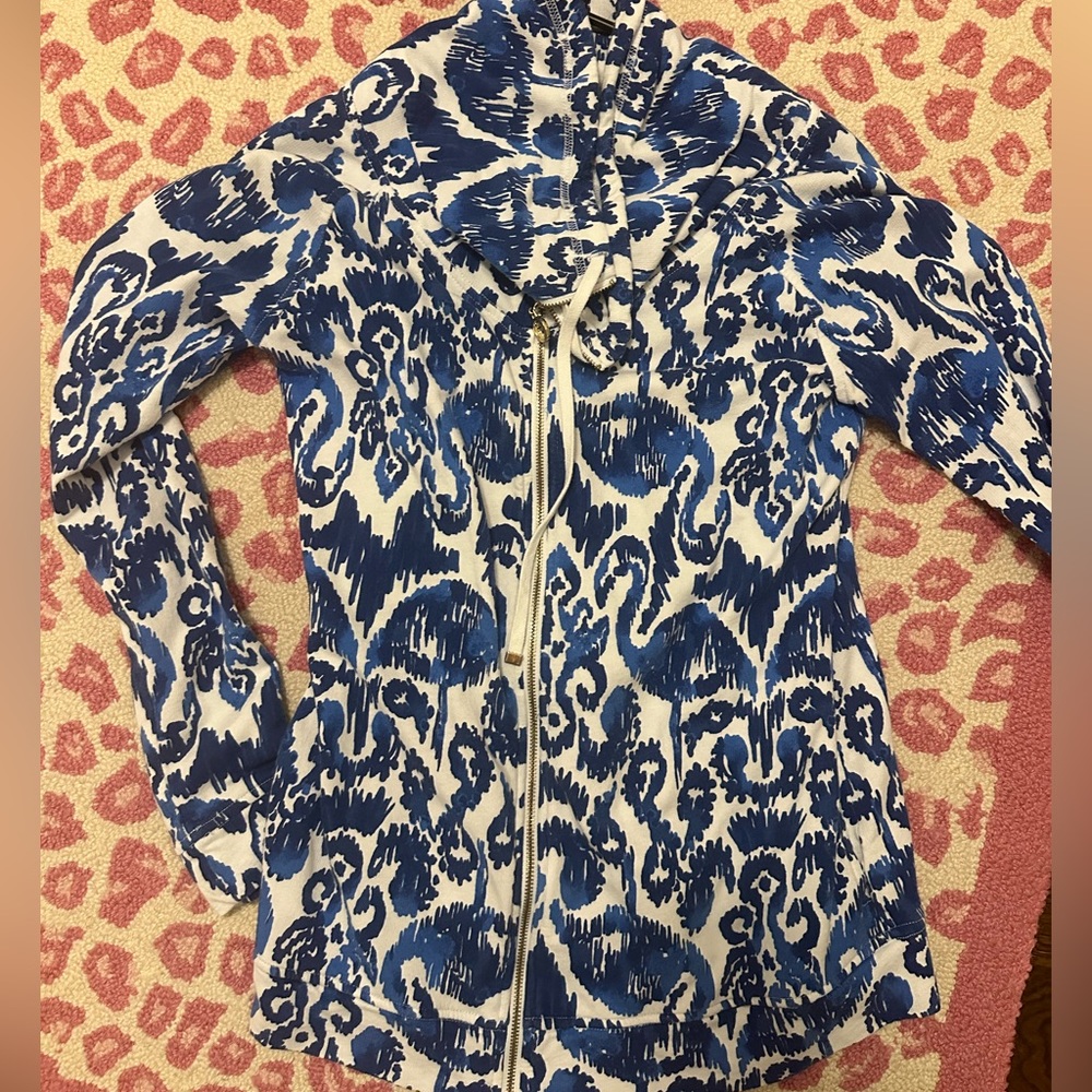 Lilly Pulitzer Zip Up Popover
